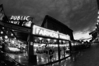 Pike Place Market at Night